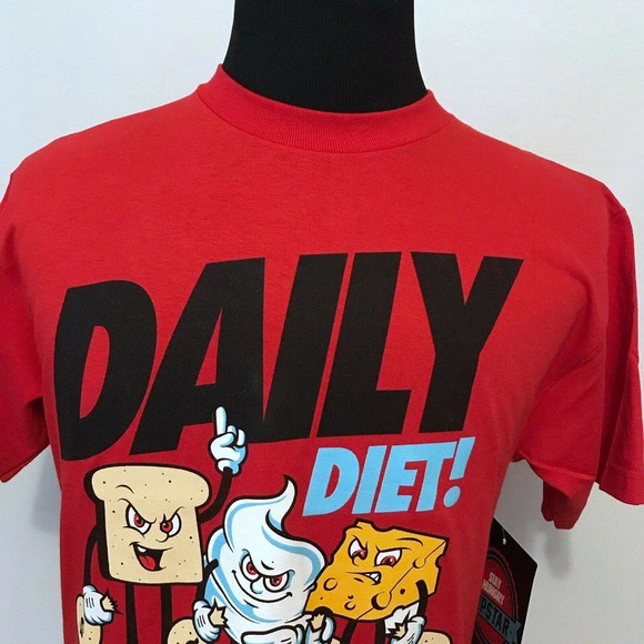 Hipstar NWT Red Graphic Shirt Men Various - Picture 4 of 10